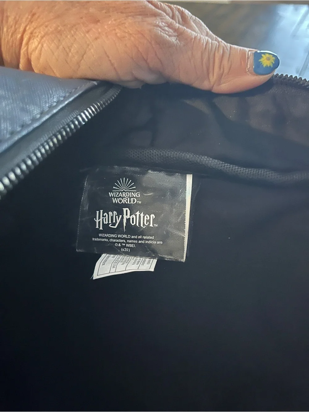 Harry Potter Hogwarts Bioworld Mini Backpack Wizarding World 2020 Navy & Gold